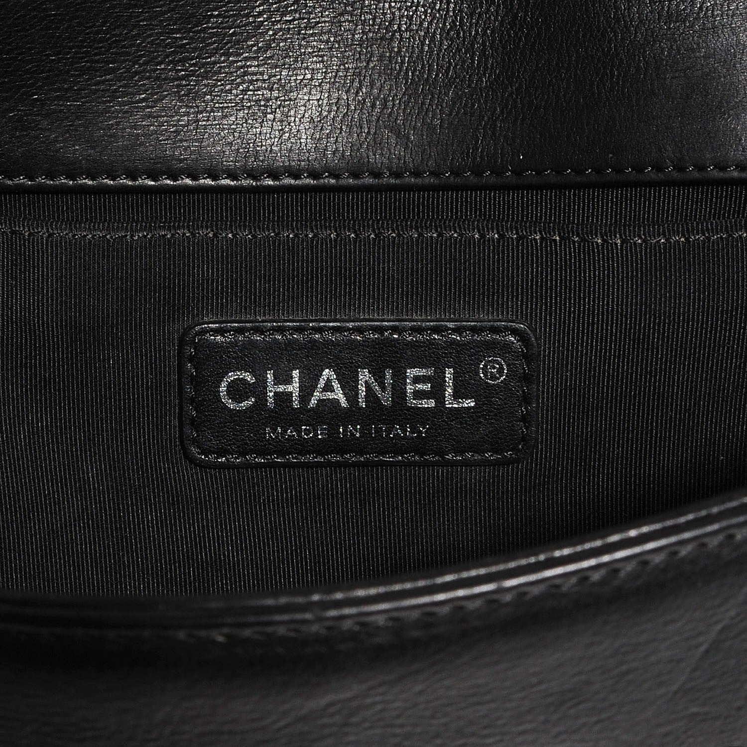 Chanel Calfskin Quilted Medium Boy Flap Black 6 of 8