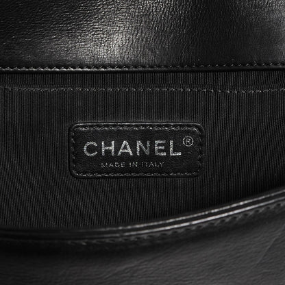 Chanel Calfskin Quilted Medium Boy Flap Black 6 of 8