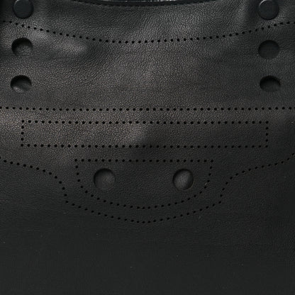 Balenciaga Veau Soyeux Perforated Blackout Hardware S City Black 9 of 13