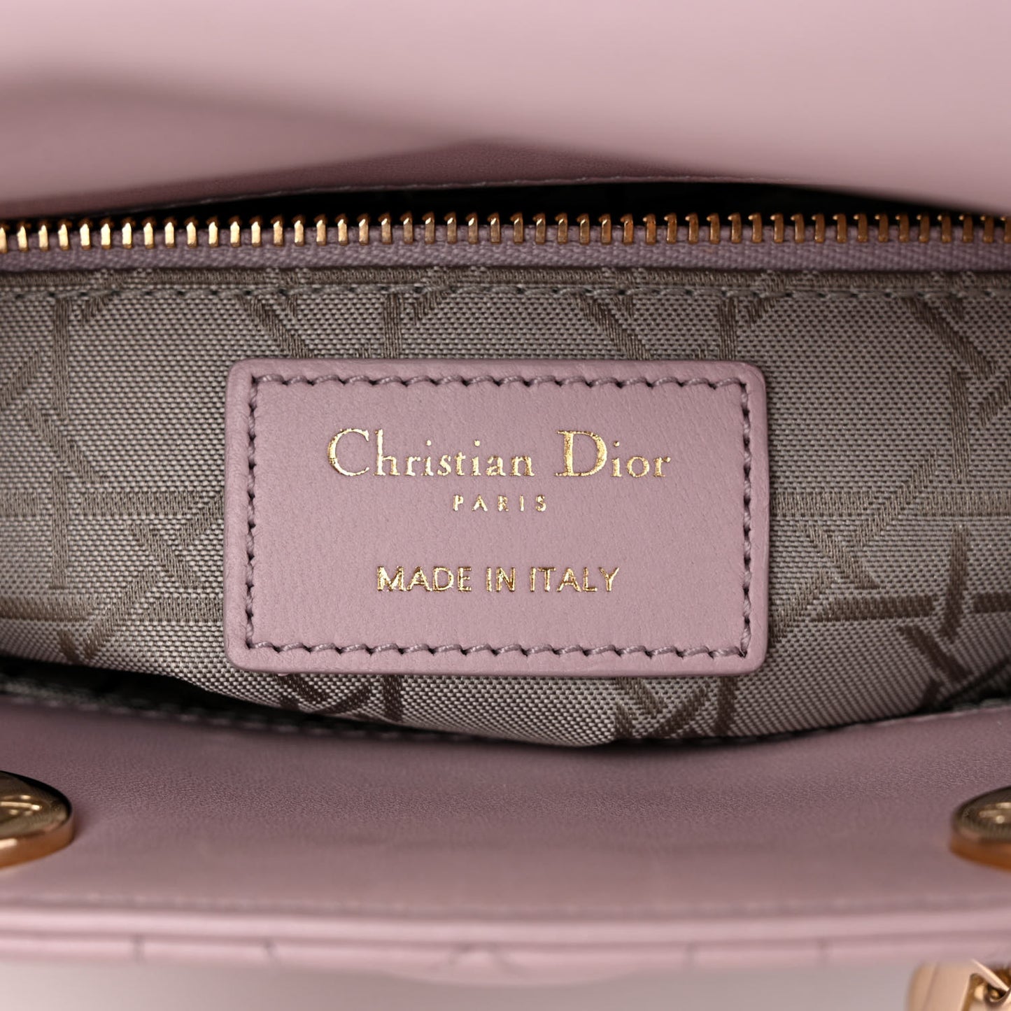 Lambskin Cannage Small My ABCDior Lady Dior Light Pink