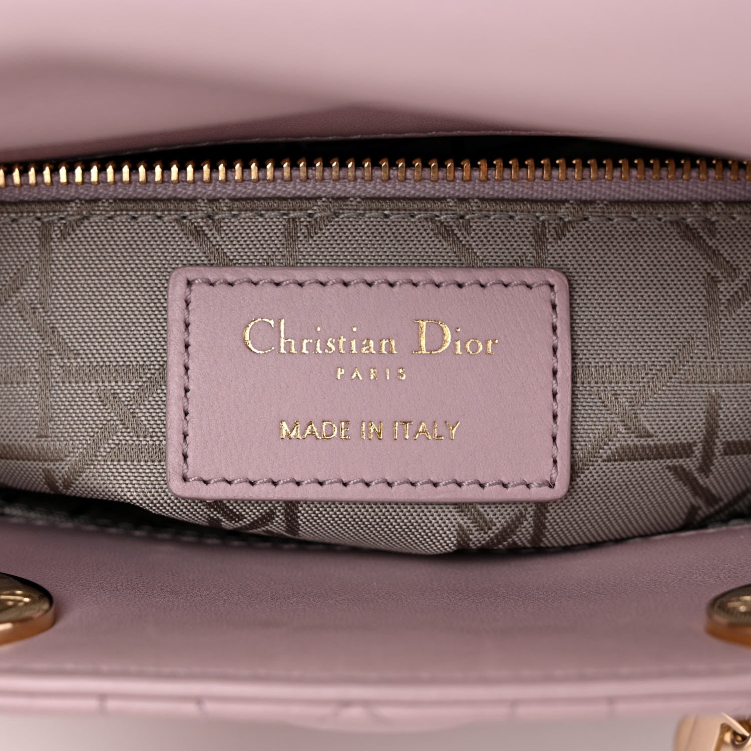 Christian Dior Lambskin Cannage Small My ABCDior Lady Dior Light Pink 6 of 12