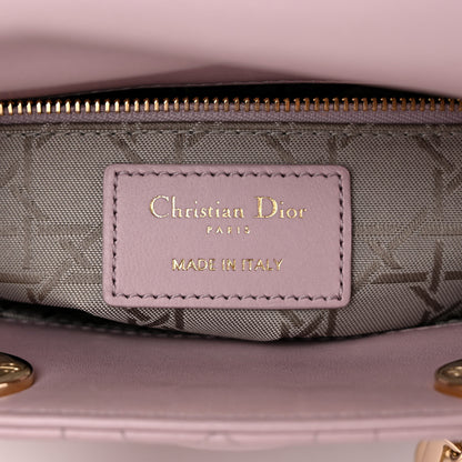 Christian Dior Lambskin Cannage Small My ABCDior Lady Dior Light Pink 6 of 12