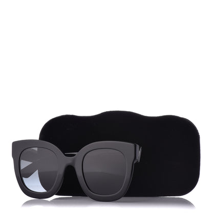 Gucci Round Frame Star Sunglasses GG0208S Black 7 of 7