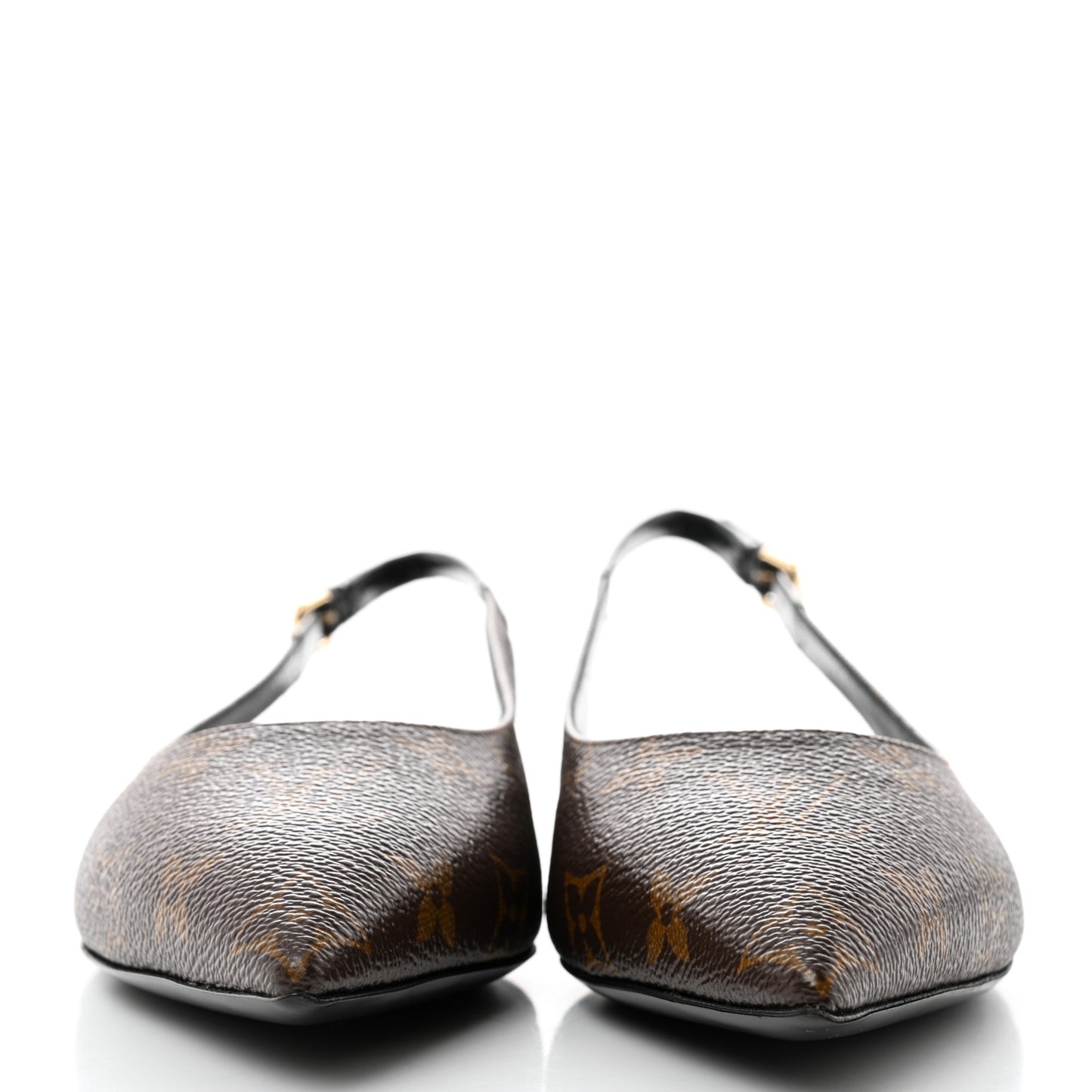Patent Monogram Cherie Slingback Ballerina Flats 37