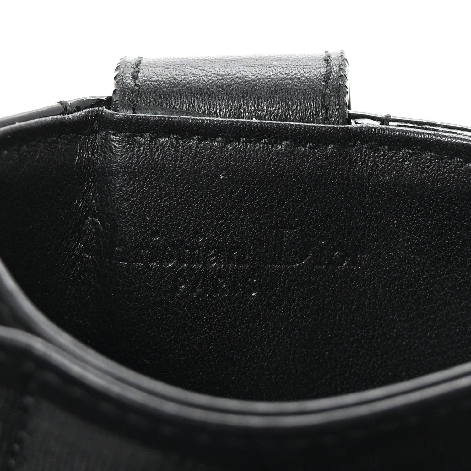 Christian Dior Patent Cannage Lady Dior 5-Gusset Card Holder Black 6 of 7