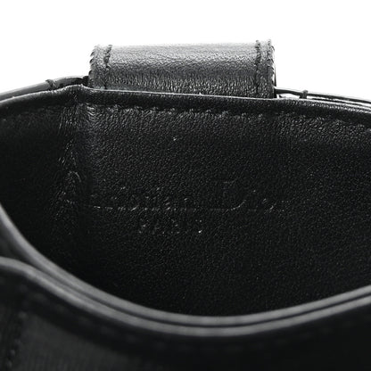 Christian Dior Patent Cannage Lady Dior 5-Gusset Card Holder Black 6 of 7