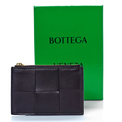 Bottega Veneta Nappa Maxi Intrecciato Zip Wallet Purple 8 of 8