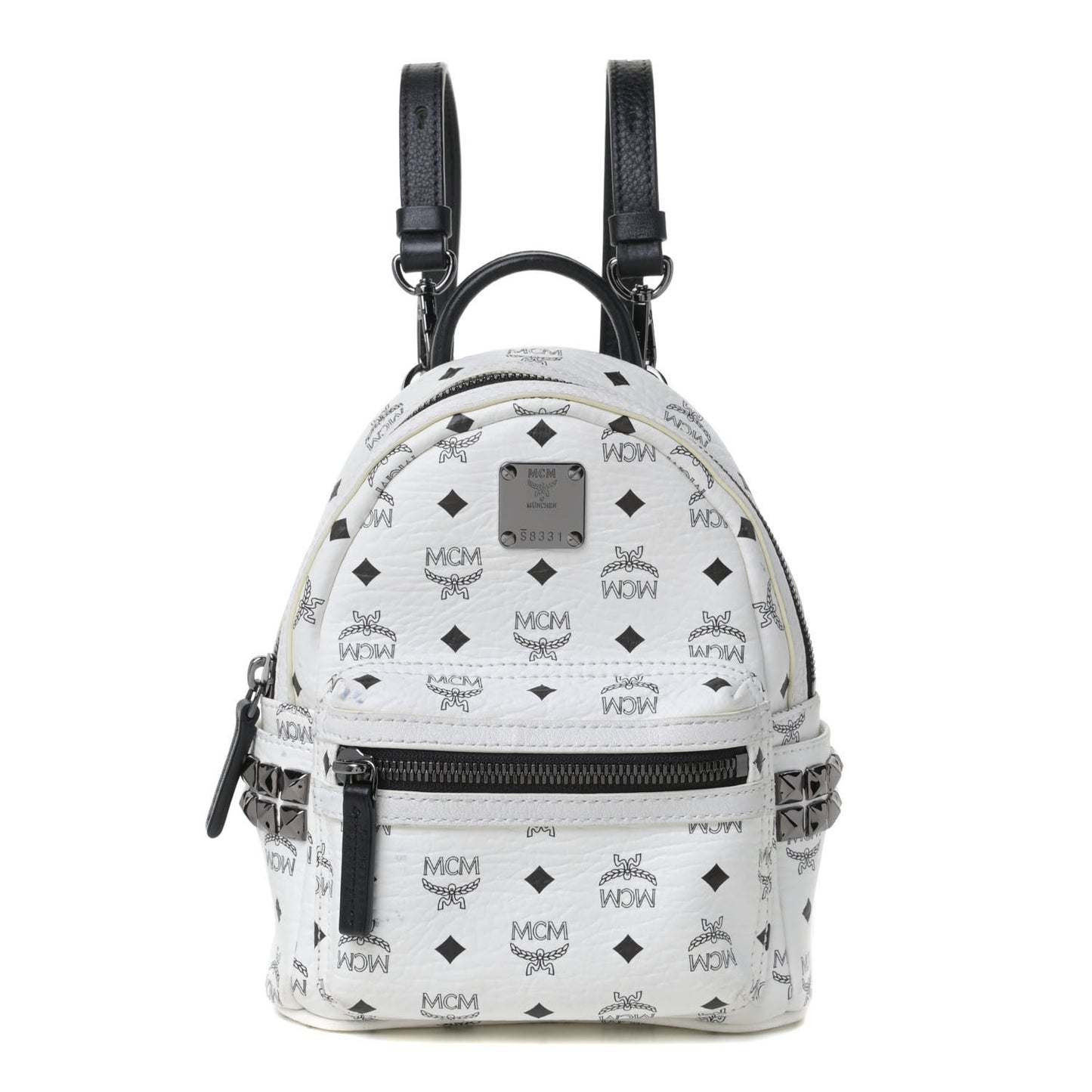 Visetos Side Stud X-Mini Stark Bebe Boo Backpack White