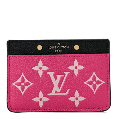 Louis Vuitton Empreinte Spring In The City Card Holder Black White Pink 1 of 8