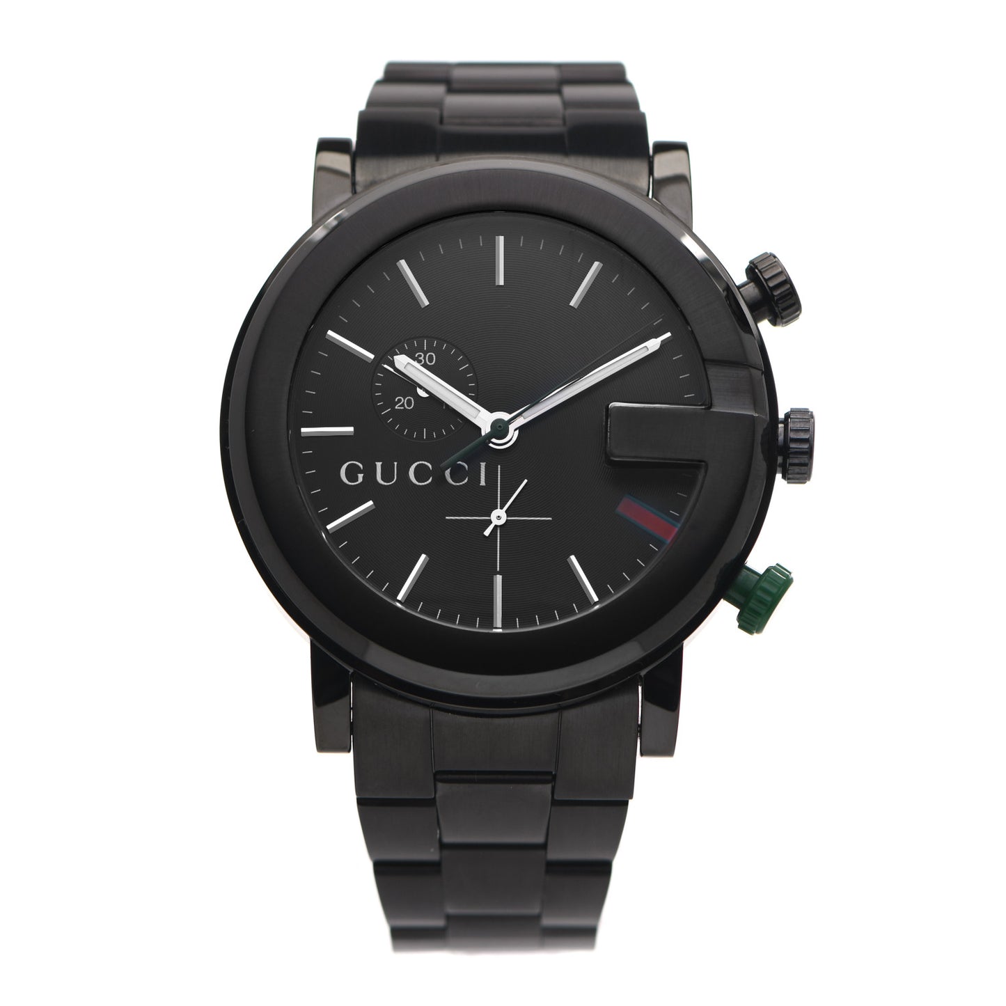 PVD Stainless Steel 44mm 101M G-Chrono Quartz Watch Black