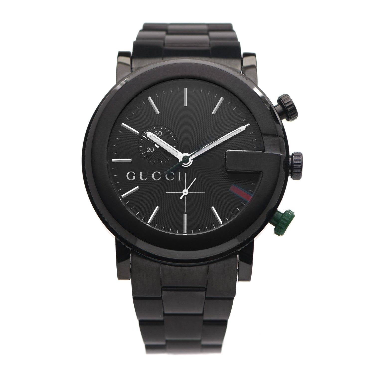 Gucci PVD Stainless Steel 44mm 101M G-Chrono Quartz Watch Black 1 of 5