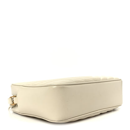 Saint Laurent Calfskin Matelasse Monogram Lou Camera Bag Crema Soft 4 of 10