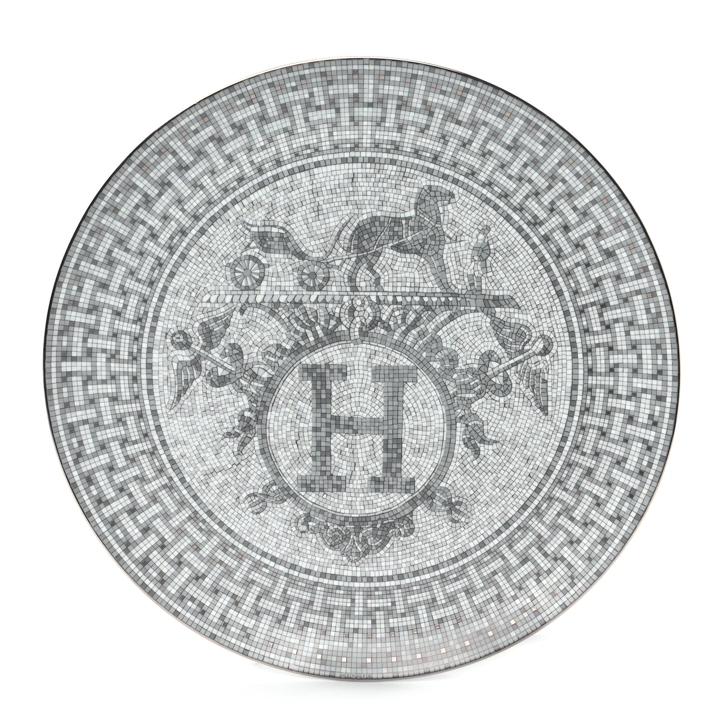 Porcelain Mosaique au 24 Platine Tart Platter
