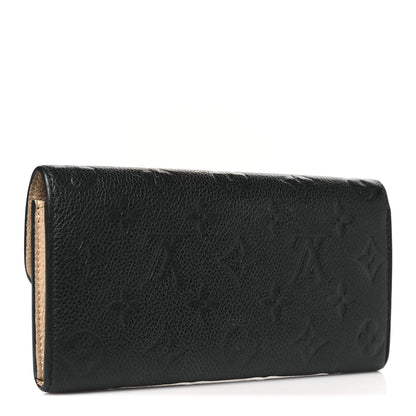 Louis Vuitton Empreinte Emilie Wallet Black Dune 3 of 11