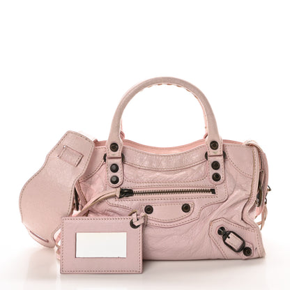 Balenciaga Agneau Classic Hardware Mini City Rose Petunia 3 of 11