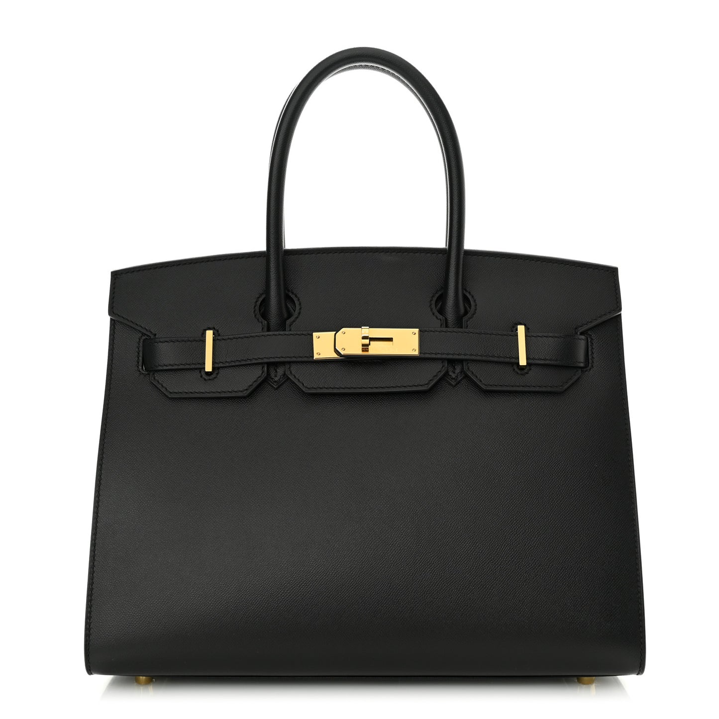 Madame Calfskin Birkin Sellier 30 Black