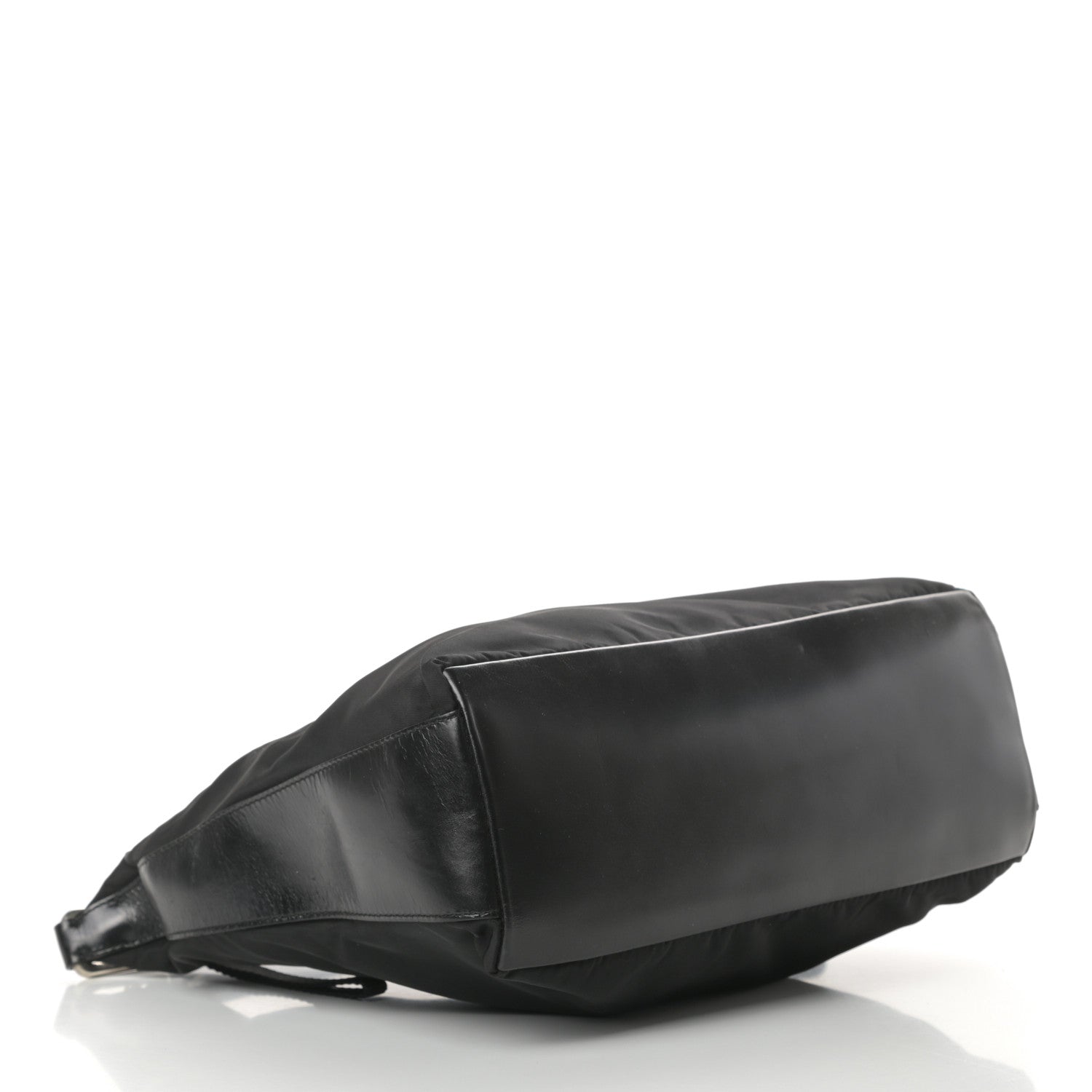 Prada Tessuto Nylon Shoulder Bag Black 4 of 12