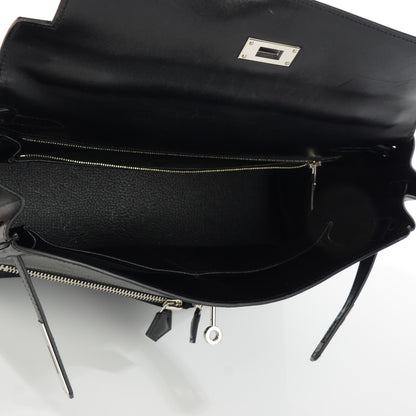 Hermes Box Toile Lakis Kelly 32 Black 8 of 19