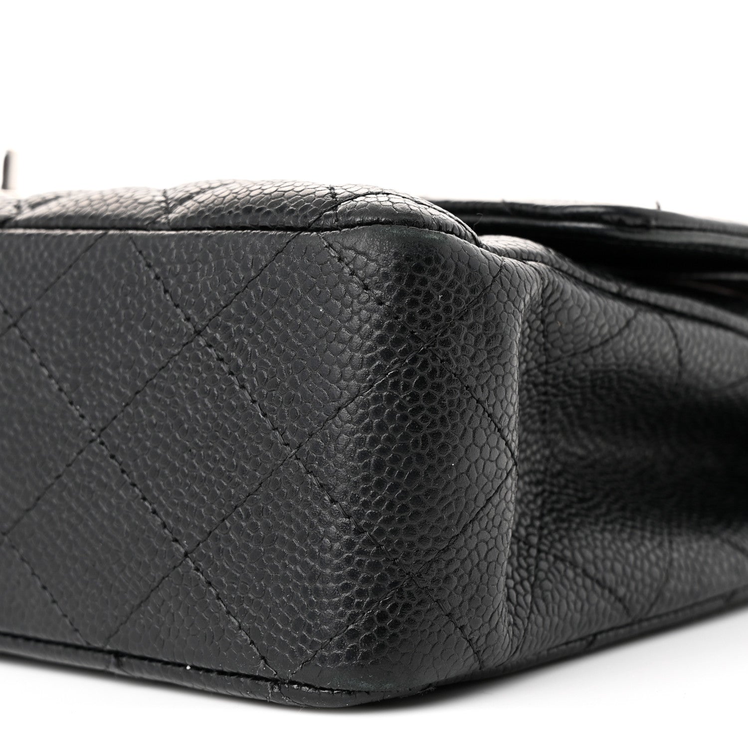 Chanel Caviar Quilted Medium Double Flap Black 10 of 13