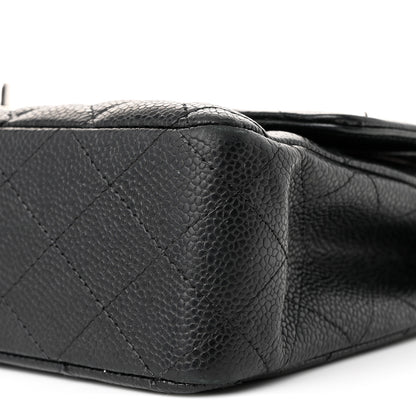 Chanel Caviar Quilted Medium Double Flap Black 10 of 13