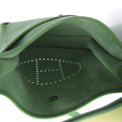 Hermes Taurillon Clemence Amazone Evelyne III PM Bambou 5 of 8
