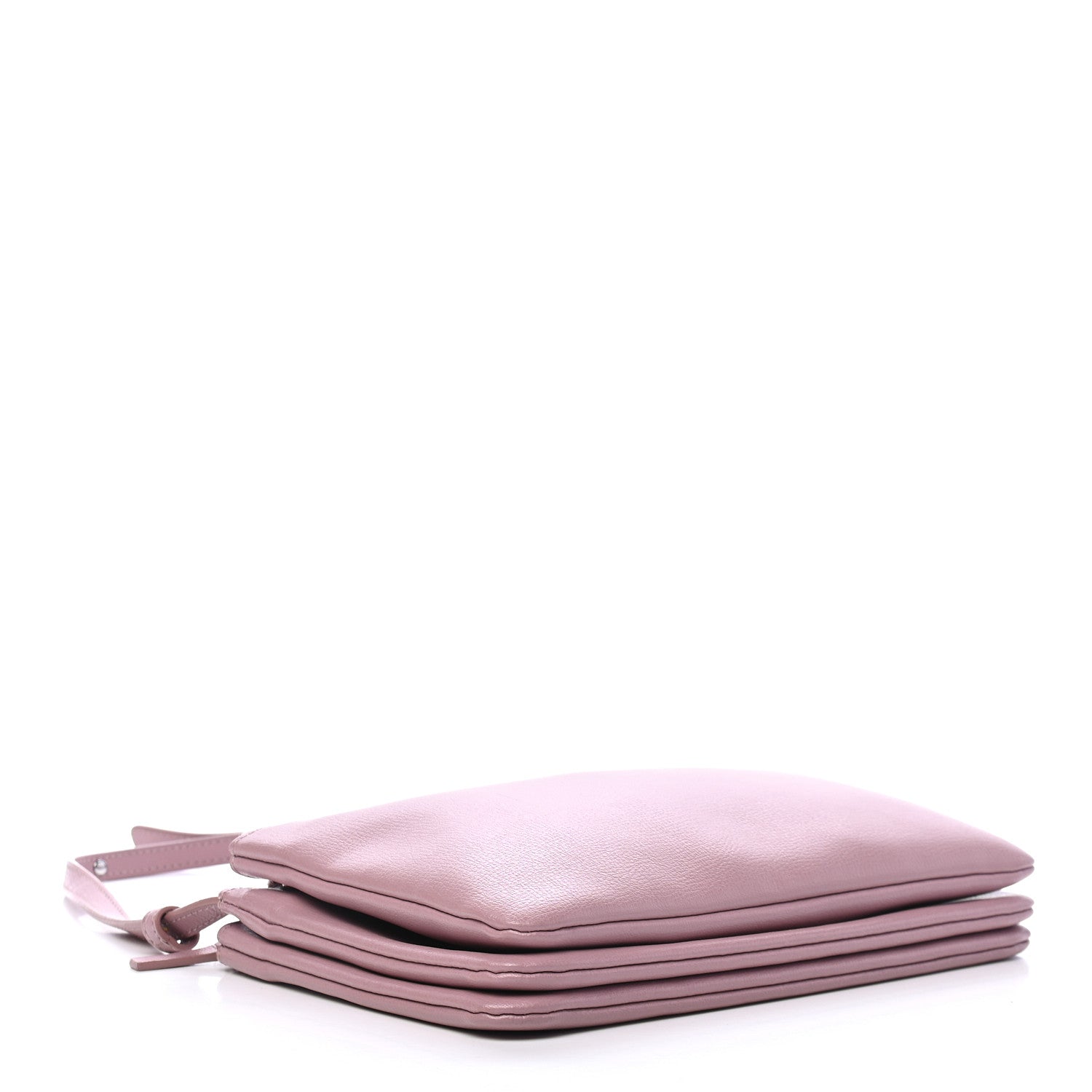 Celine Lambskin Small Trio Crossbody Bag Antique Rose 3 of 7