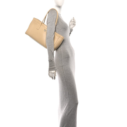 Chanel Calfskin Archetype Small Shopping Tote Beige 2 of 12