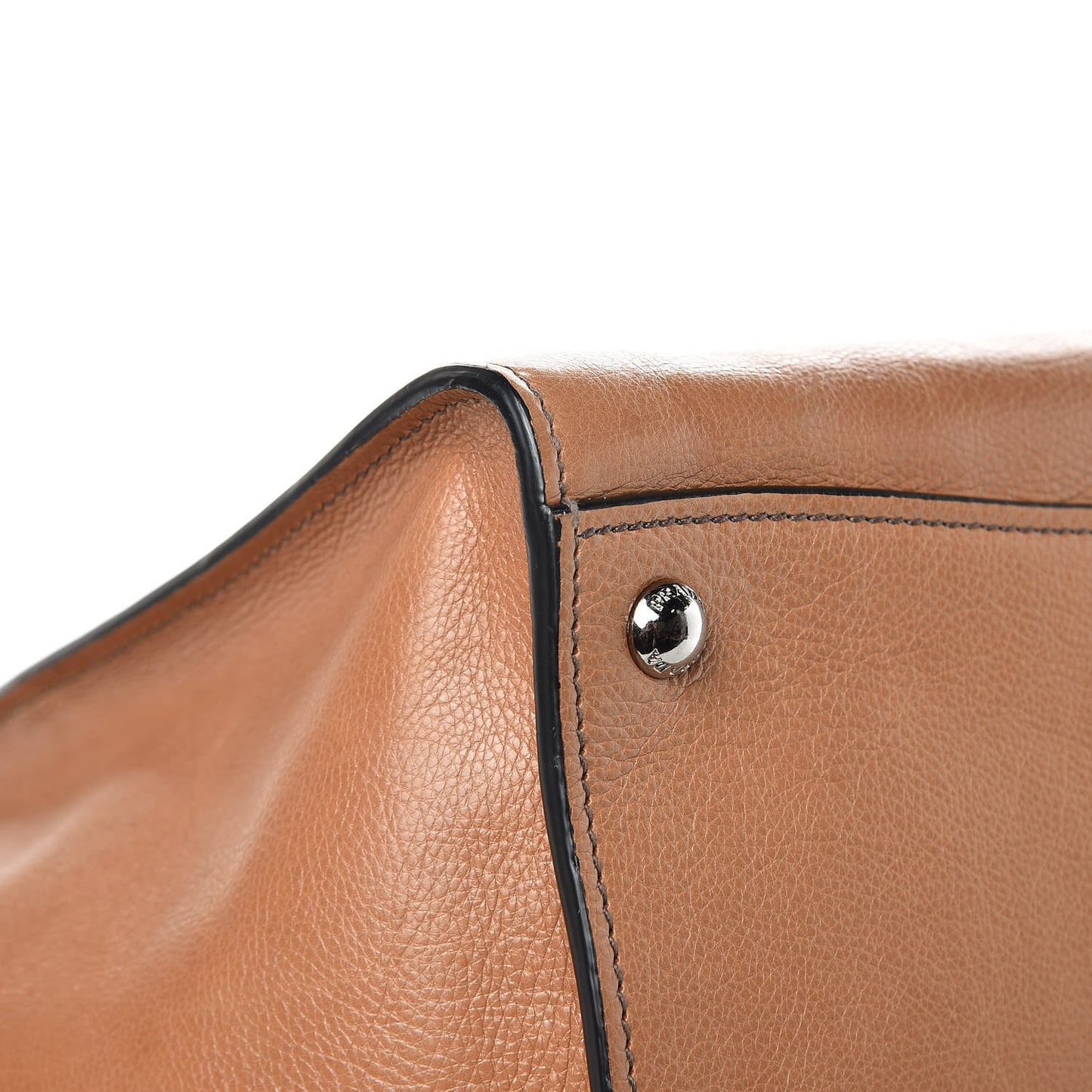 Glace Calf Twin Pocket Tote Naturale