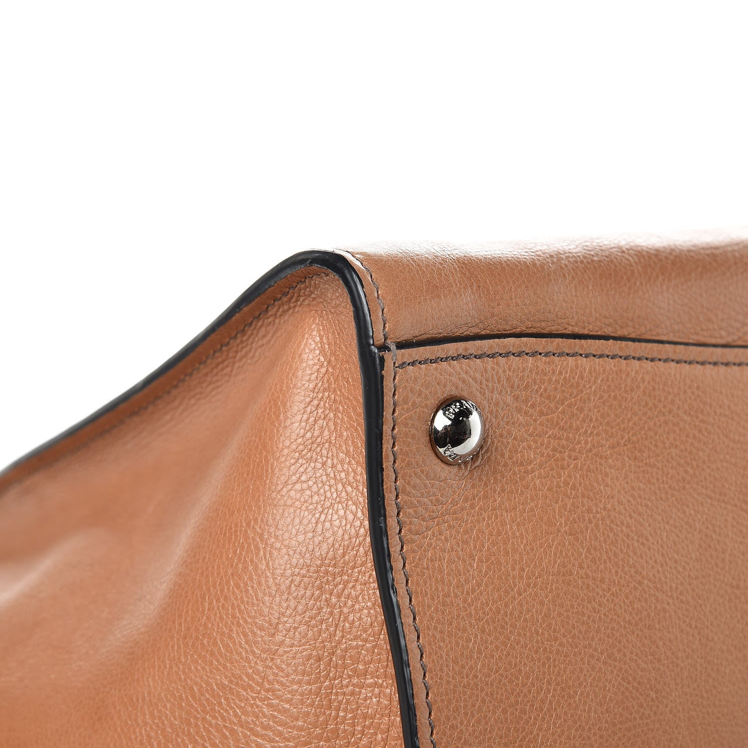 Prada Glace Calf Twin Pocket Tote Naturale 7 of 13