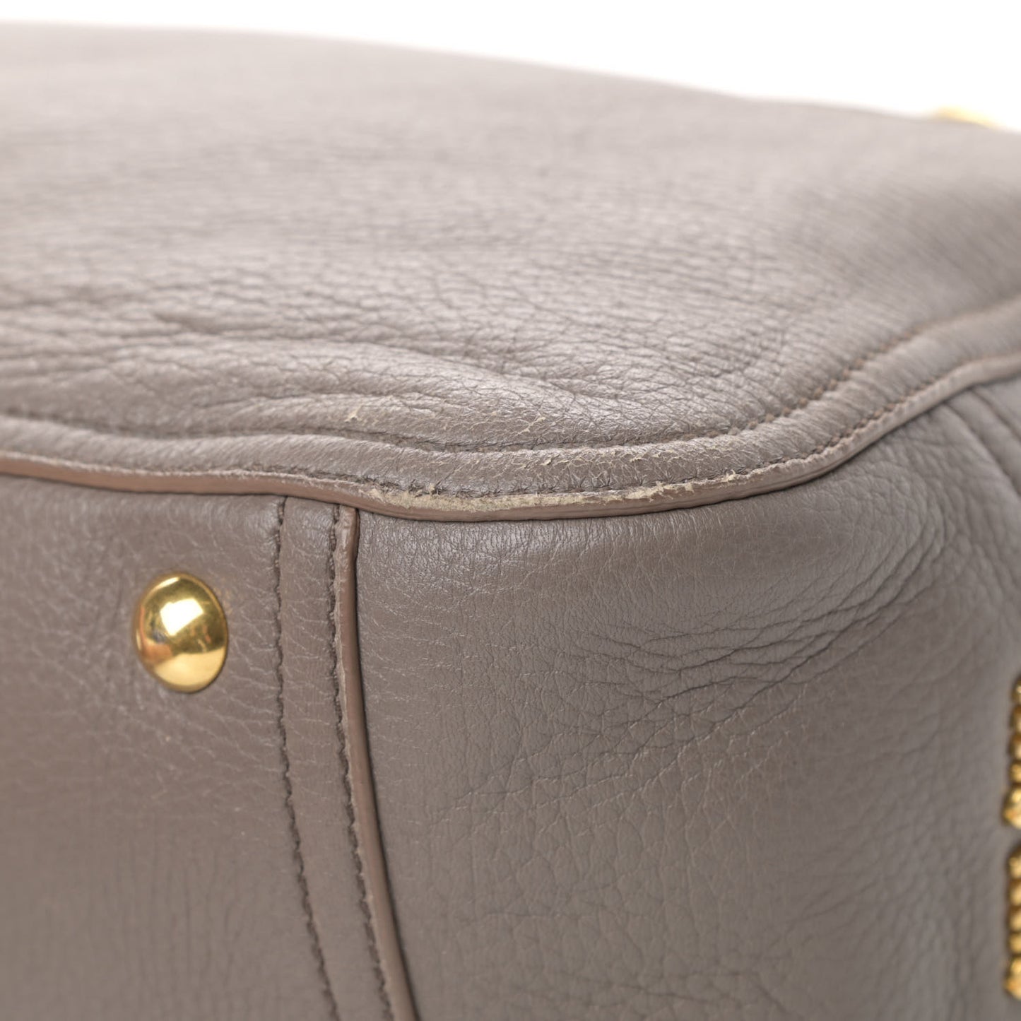 Cervo Front Buckle Satchel Taupe