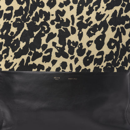 Celine Lambskin Jute Leopard Bi-Cabas Black 12 of 12