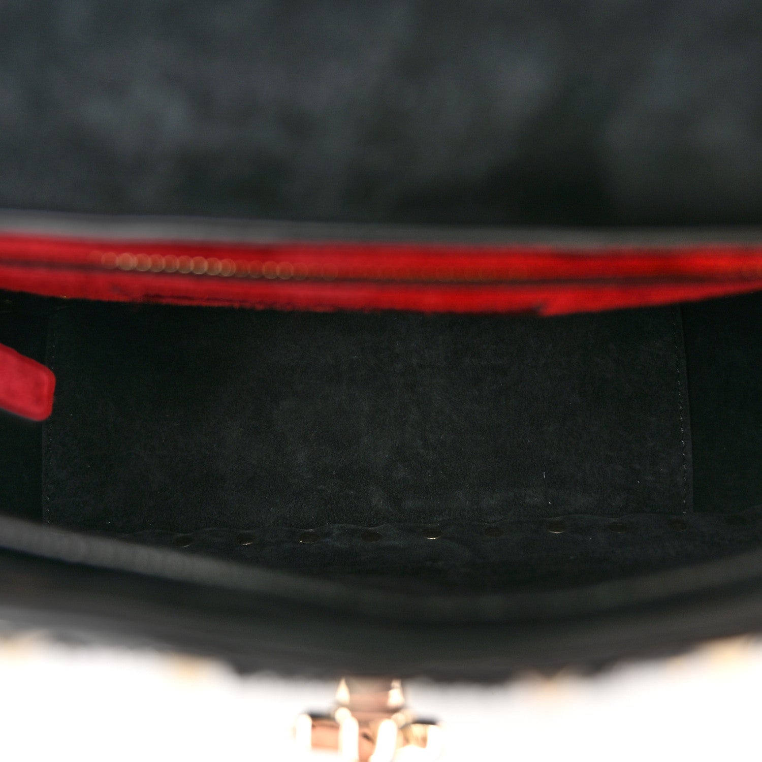 Valentino Garavani Lambskin Sequin Medium Rockstud Spike Shoulder Bag Black 5 of 10