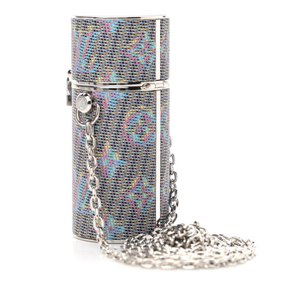 Louis Vuitton Monogram LV Pop Chain Lipstick Case Blue 3 of 7