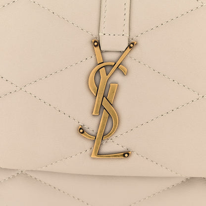 Saint Laurent Lambskin Quilted Le 57 Diamond Shoulder Bag Crema Soft 12 of 12