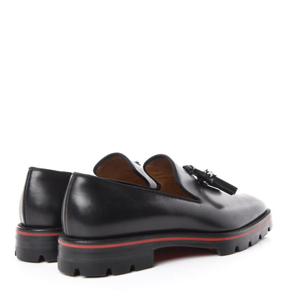 Christian Louboutin Calfskin Mens Luglion Flats 41 Black 4 of 9