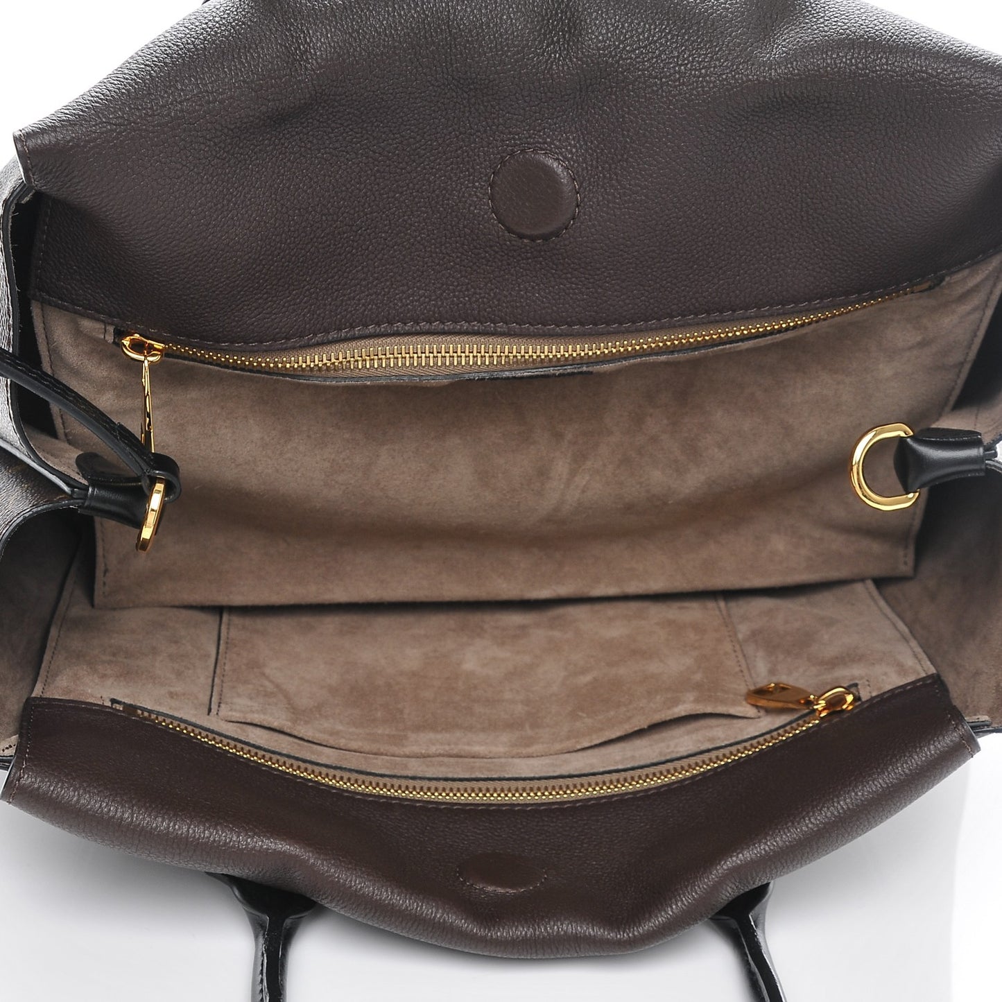 Veau Cachemire Monogram Tote W PM Chocolate