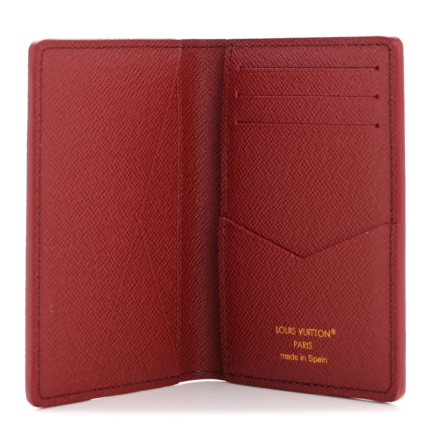 Monogram Heritage Pocket Organizer Red Stripes