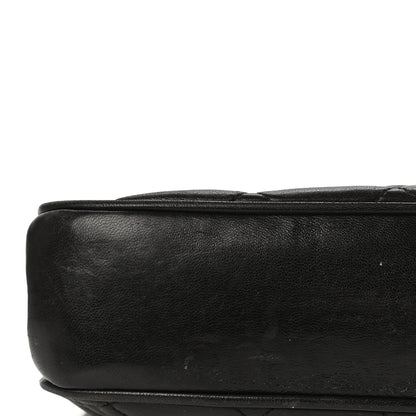 Chanel Lambskin Quilted Kisslock Frame Bag Black 20 of 21