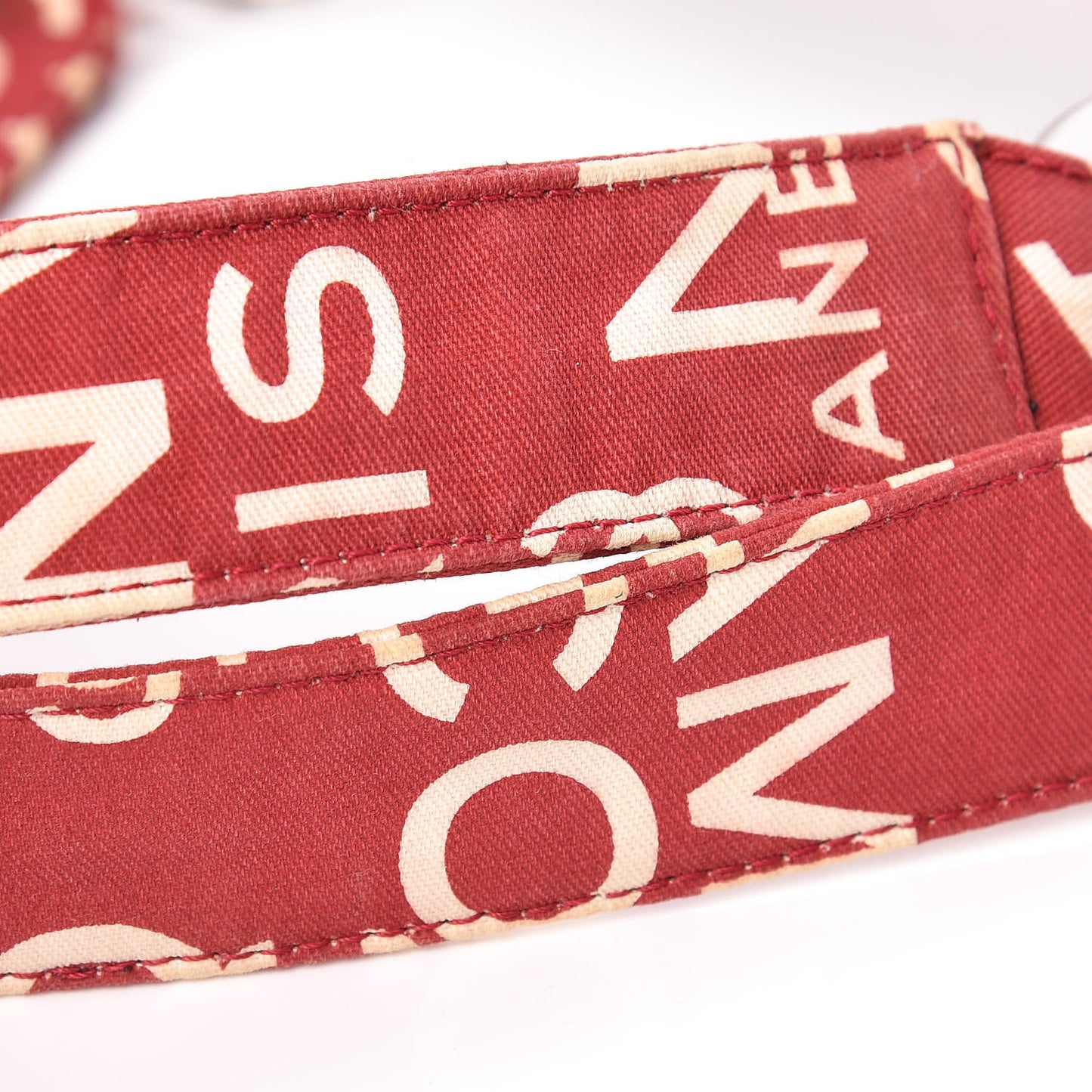 Canvas 31 Rue Cambon Beach Tote Red