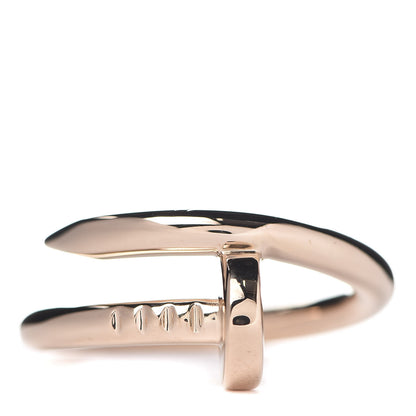 Cartier 18K Pink Gold Juste Un Clou Ring 51 5.75 1 of 4