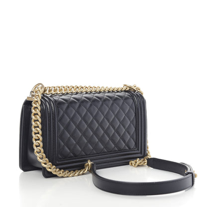 Chanel Caviar Quilted Medium Boy Flap Black 3 of 11