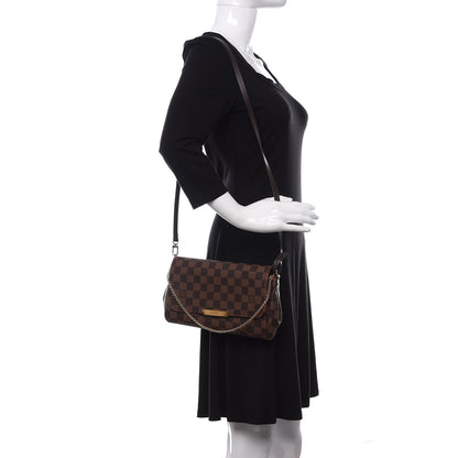 Louis Vuitton Damier Ebene Favorite MM 2 of 10
