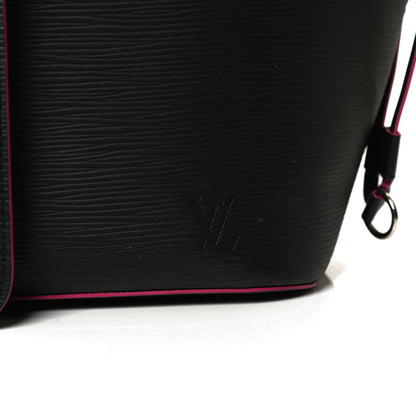 Louis Vuitton Epi Neverfull MM Black Hot Pink 13 of 15