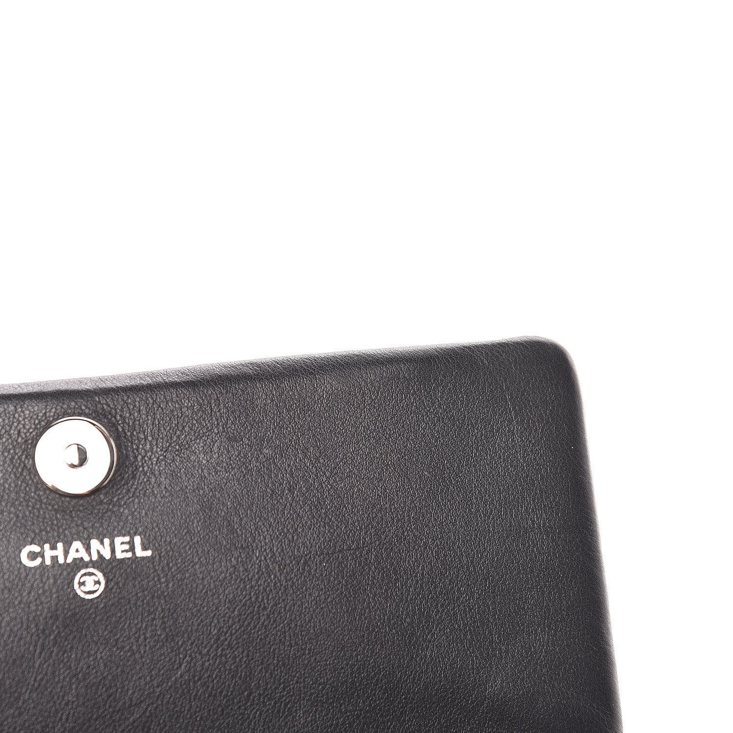 Chanel Patent Quilted Brilliant Wallet On Chain WOC Black 7 of 12