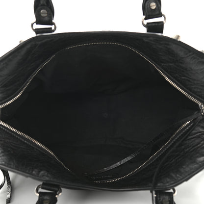 Balenciaga Agneau Arena Neo Cagole City Handbag Black 5 of 9