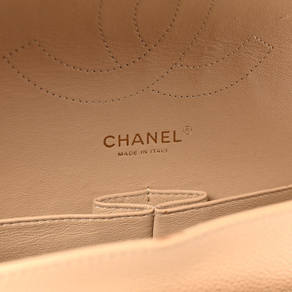 Chanel Caviar Quilted Jumbo Double Flap Beige 6 of 10