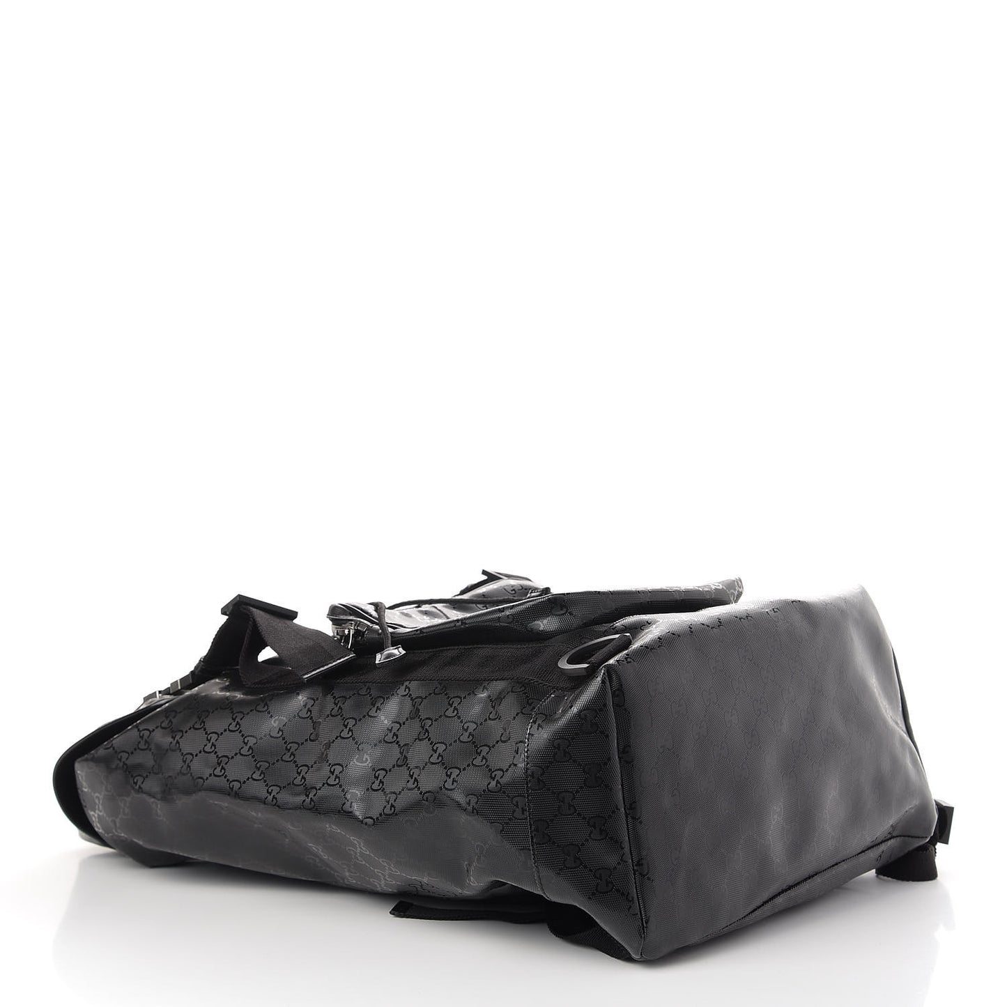 Imprime Monogram Large Interlocking G Double Buckle Backpack Black