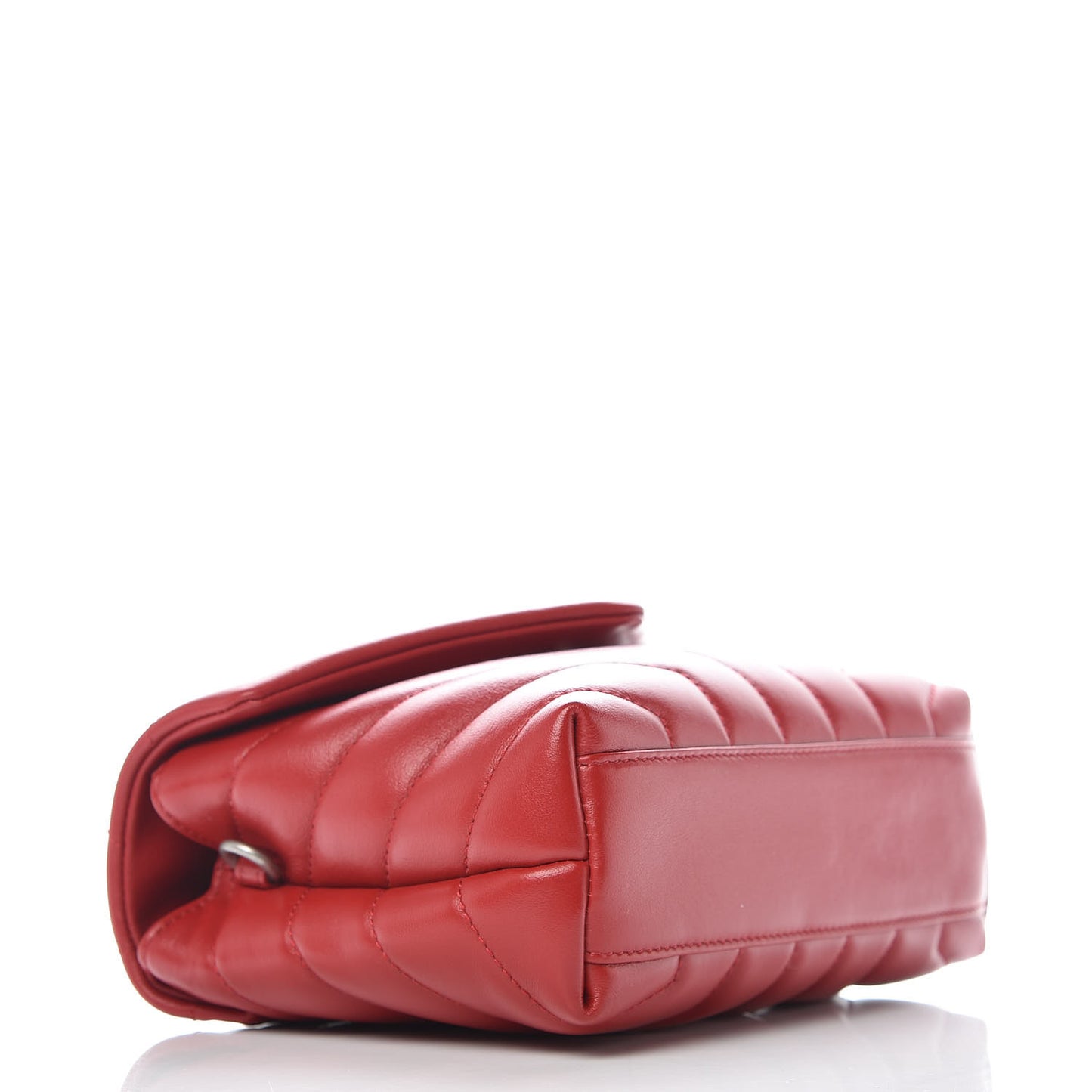 Calfskin Y Quilted Monogram Toy Loulou Crossbody Bag Red