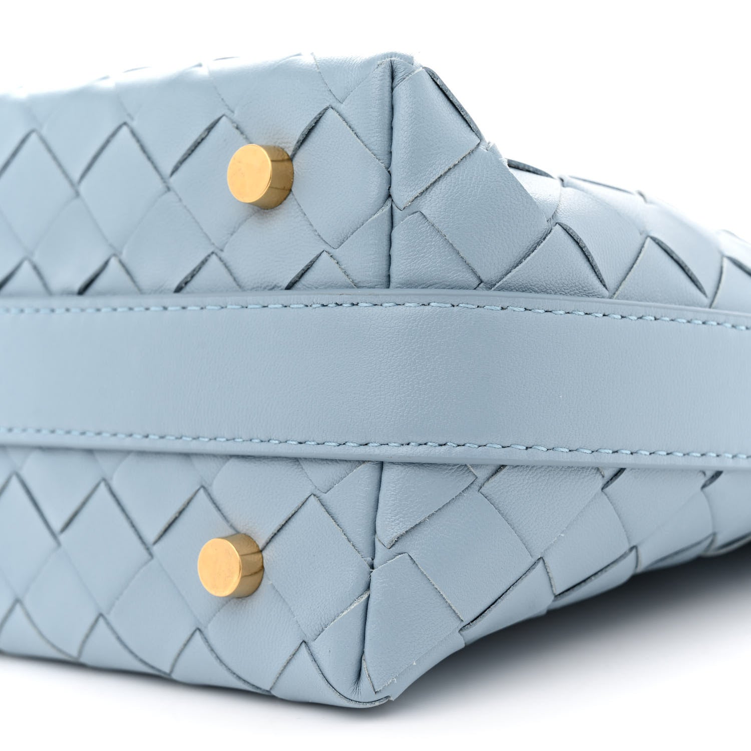 Bottega Veneta Calfskin Nappa Intrecciato Mini Wallace Ice 10 of 11