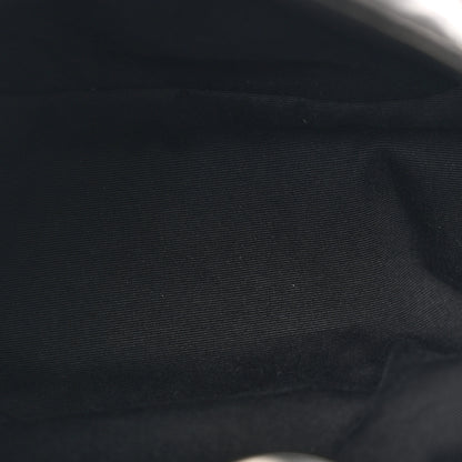 Saint Laurent Lambskin Quilted Metal Small Loulou Puffer Monogram Chain Satchel  Black 5 of 14